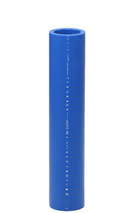 1.81" HDPE DR9 Consumer Mortar Tube (Blue) 12" Length