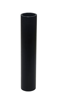 1.91" HDPE DR11 Consumer Mortar Tube (Black) 12" Length