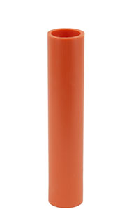 1.91" HDPE DR11 Consumer Mortar Tube (Orange) 12" Length