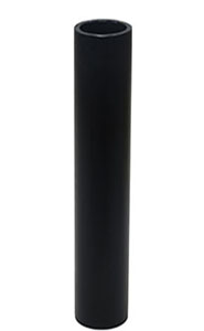 1.91" HDPE DR11 Consumer Mortar Tube (Black) 15" Length