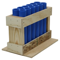 12 Shot Rack, 12 in. Mortars DR9