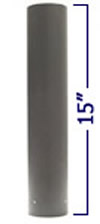 Plugged DR11 Mortar Tube 15"