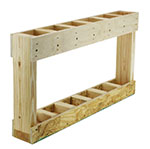 Empty 3in Display Rack 6-shot
