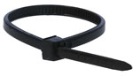 Black zip tie, 100 count