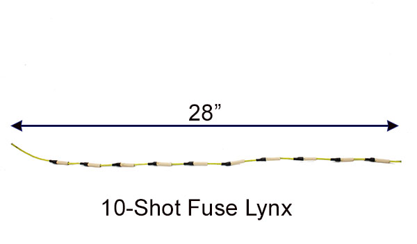 20ft Pink PERFECT hobby fuse 10 seconds