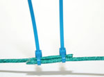 Blue Zip tie, 100 count