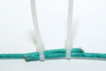 White zip tie, 100 count